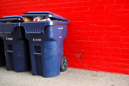 Recycling and waste sorting facility in East London